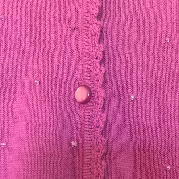 💕NWT Maggie Barnes Rose Beaded Sweater💕 - Picture 3 of 7
